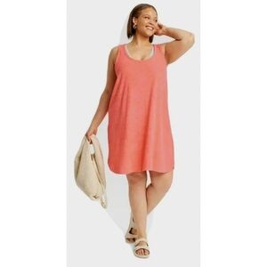 NEW A New Day Terry Cloth Fabric Sundress